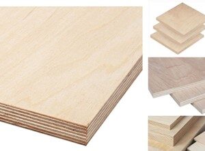 Mẫu ván ép gỗ bạch dương